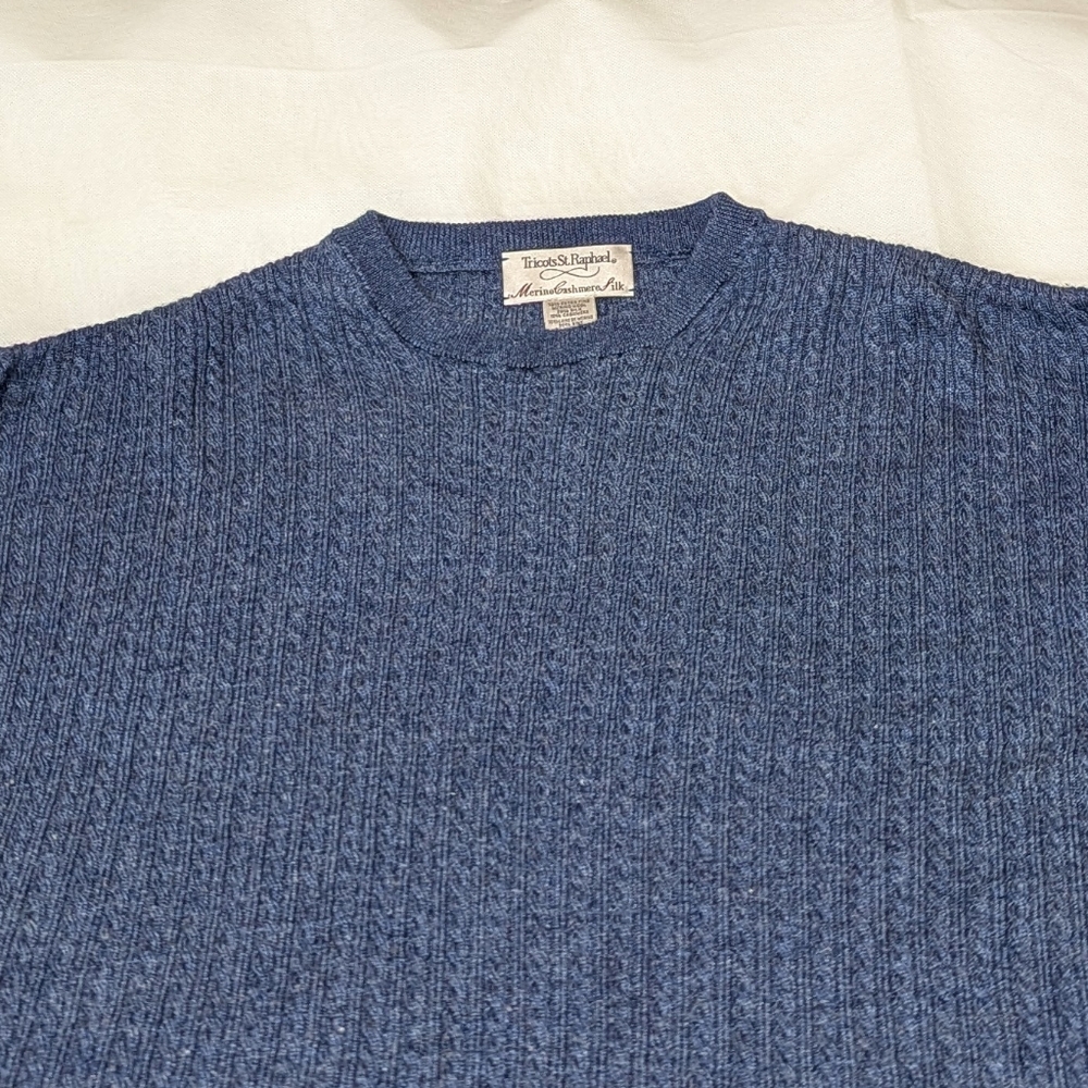 Cashmere Tricots St. Raphael Cable Knit Sweater - Picture 6 of 6
